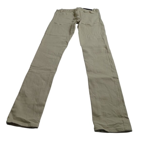 Theory Skinny Fit Beige Denim Jeans Men Size 30 Zipper Fly 5-Pocket Stretch - Picture 3 of 14